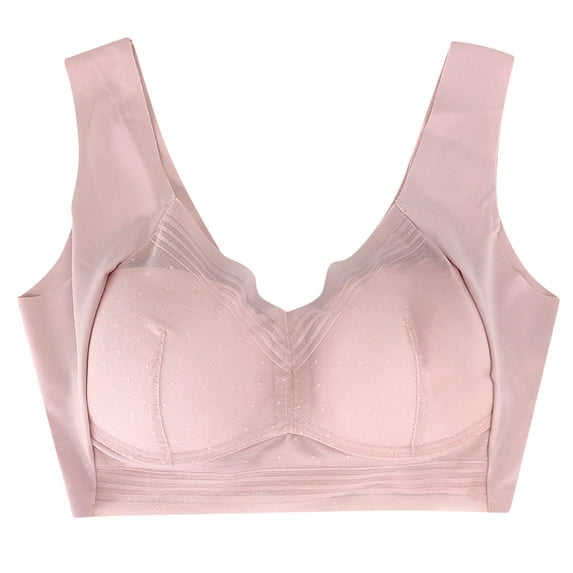 Womens Comfortable Bras Padded Bra Feature V-Neck Soft Bra 6XL Style W-834