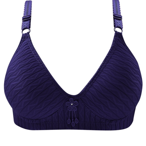 UPPADA Comfortable Bras for Women Women's Full Coverage Non Padded Comfort Front Button Bra Comfort Wire-Free Bra Plus Size Closure Everyday Bras Sports Bras for Women Clrearance on Sale