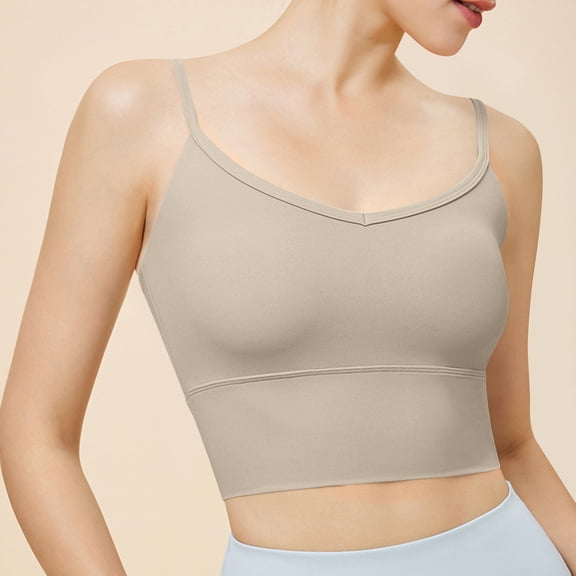 Comfortable Bras for Women Plus Size Woman's Printing Gathered Together Large Size Daily Bra Underwear No Rims(Khaki,XL)