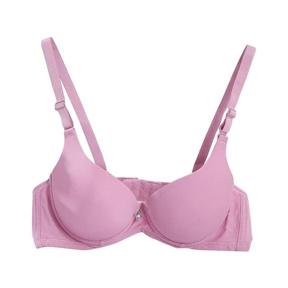 Comfortable Bras for Women New Women's Push up Tshirt Bra Full Coverages High Support Everyday Bras Adjustable Strap Bralettes Style B-42 Purple