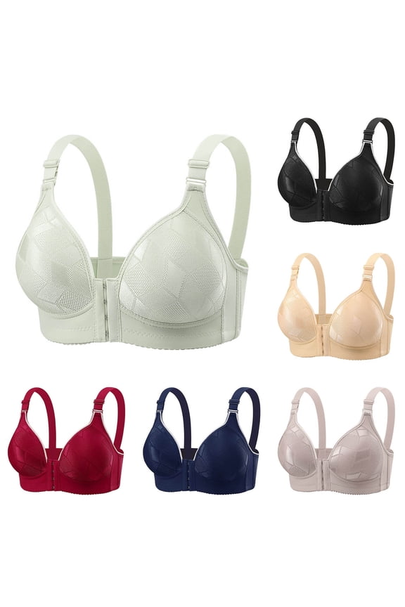 Comfortable Bras for Women Upgrade Bra Supportive Seamless Bras Soft Breathable Comfort Wireless Bra Light Green, Size 46