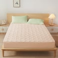 thumbnail image 1 of Comfortable Breathable Fitted Sheet Cover, Protective Mattress Sheet, Ed Design, N-friendly Warmth, Bedding Protection, Mattress Safety, Soft Cotton Fabric, Heavy-duty Construction, Winter, 1 of 9