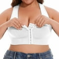 thumbnail image 1 of Comfortable Breathable Wireless Front Closure Plus Size Bra For Everyday Wear, 1 of 5