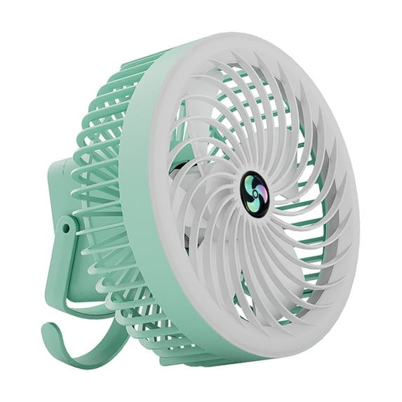 Comfortable Camping Fan Small Table Fan Rechargeable Desktop Ceiling USB Fan Adjustable Speeds for Comfort