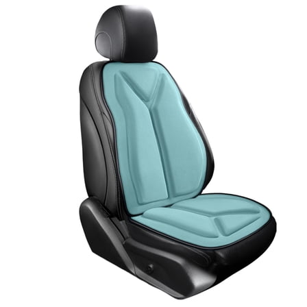 Comfortable Car Seat Cushion with Ventilation Backrest, Breathable Design for All Seasons, Ideal for Long Drives and Daily Commutes