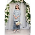 thumbnail image 1 of Traditional Cotton Kurti Set with Pant for Girls, Cultural Wear for Kids,02, 1 of 4