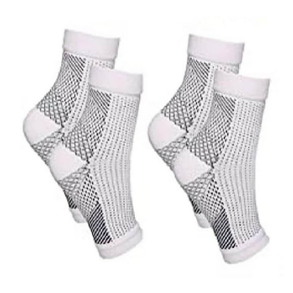 Comfortable Compression Ankle Heel Socks (4 PC) - Stylish, Durable for Daily and Various Occasions
