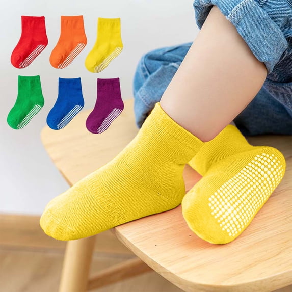 Comfortable Compression Socks for Children 1-7years Children's Socks Spring And Summer Children's Socks Baby Socks Boys Solid Color Socks Children's Socks Saving to 65% off!