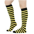 thumbnail image 1 of Comfortable Compression Socks for Women Winter Warm Striped Calf Socks And Knee Socks For Women And Men Universal Socks Mid-calf Socks Cotton Socks Saving to 65% off!, 1 of 2