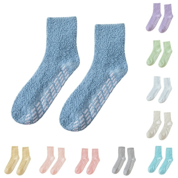 Comfortable Compression Socks for Women Comfortable Breathable Glued Non Slip Mid Length Yoga Socks Saving to 65% off!