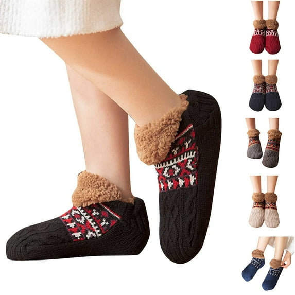 Comfortable Compression Socks for Women Plush And Thickened Home Confinement Socks, Snow Socks, Sleep Carpet Socks Saving to 65% off!