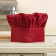 thumbnail image 1 of Comfortable Cook Adjustable Men Kitchen Baker Chef Elastic Cap Hat Catering Soft, 1 of 7