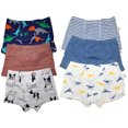 thumbnail image 1 of Comfortable Cotton Boxer Briefs for Little Boys - Pack of 6 - Sizes 4T to 8T - B&Q, 1 of 6