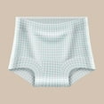 thumbnail image 1 of Comfortable Cotton Underwear for Women, Teen Girls High Waisted Full Cover Panties Briefs Womens Boyshorts Underwear Light Blue 3XL, 1 of 6