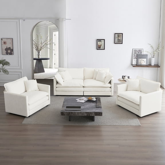 Comfortable Cushioned Sofa | Can Be Used in Multiple Rooms, Gives Relaxation
