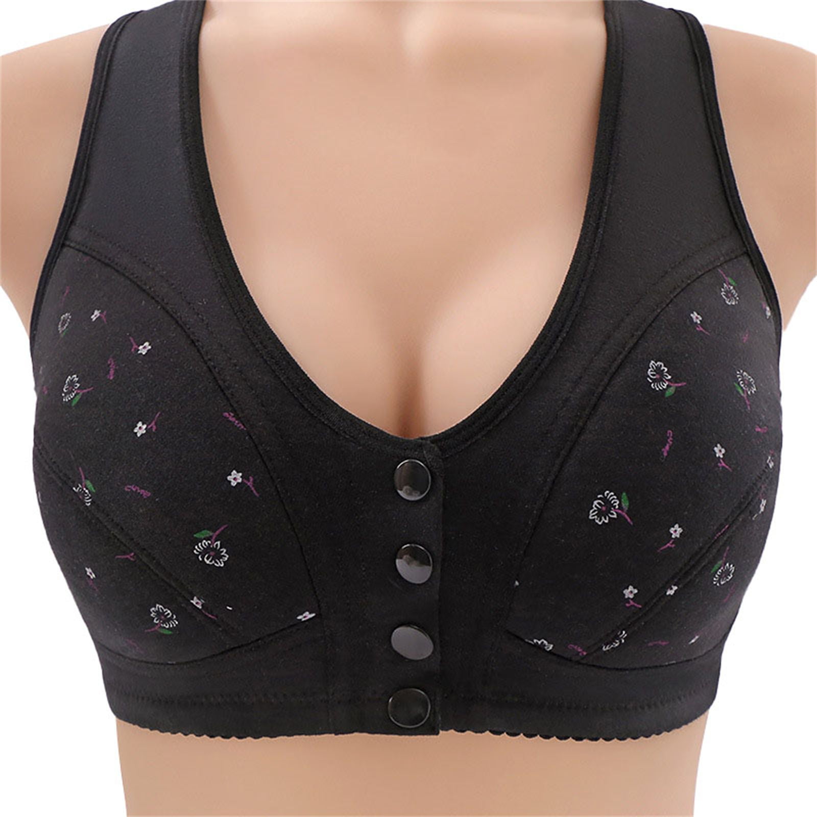 Comfortable Daisy Bra For Seniors 2023 New Comfortable Front Closure