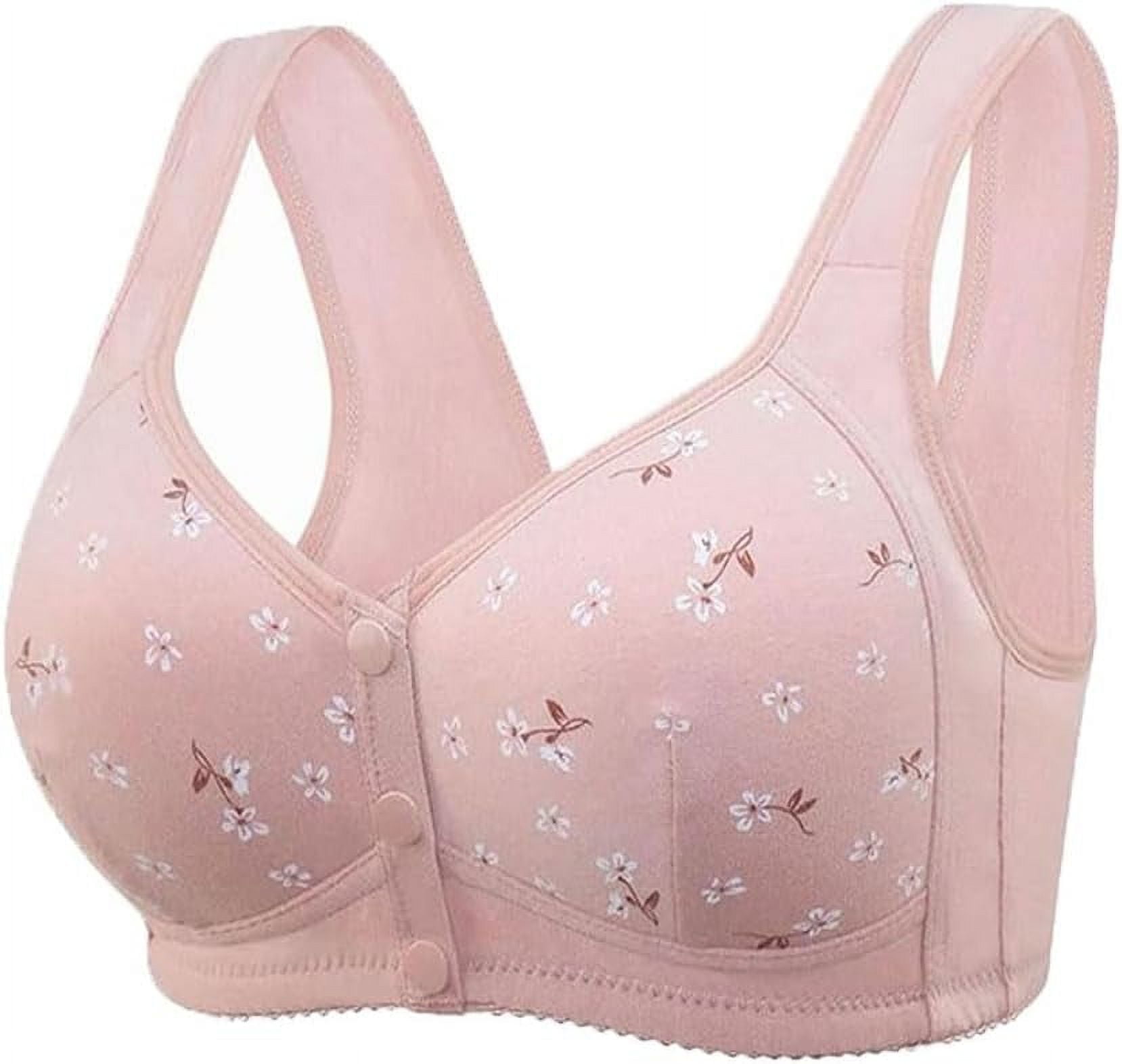 Comfortable Daisy Bra for Older Women,Convenient Front Closure Stretch ...