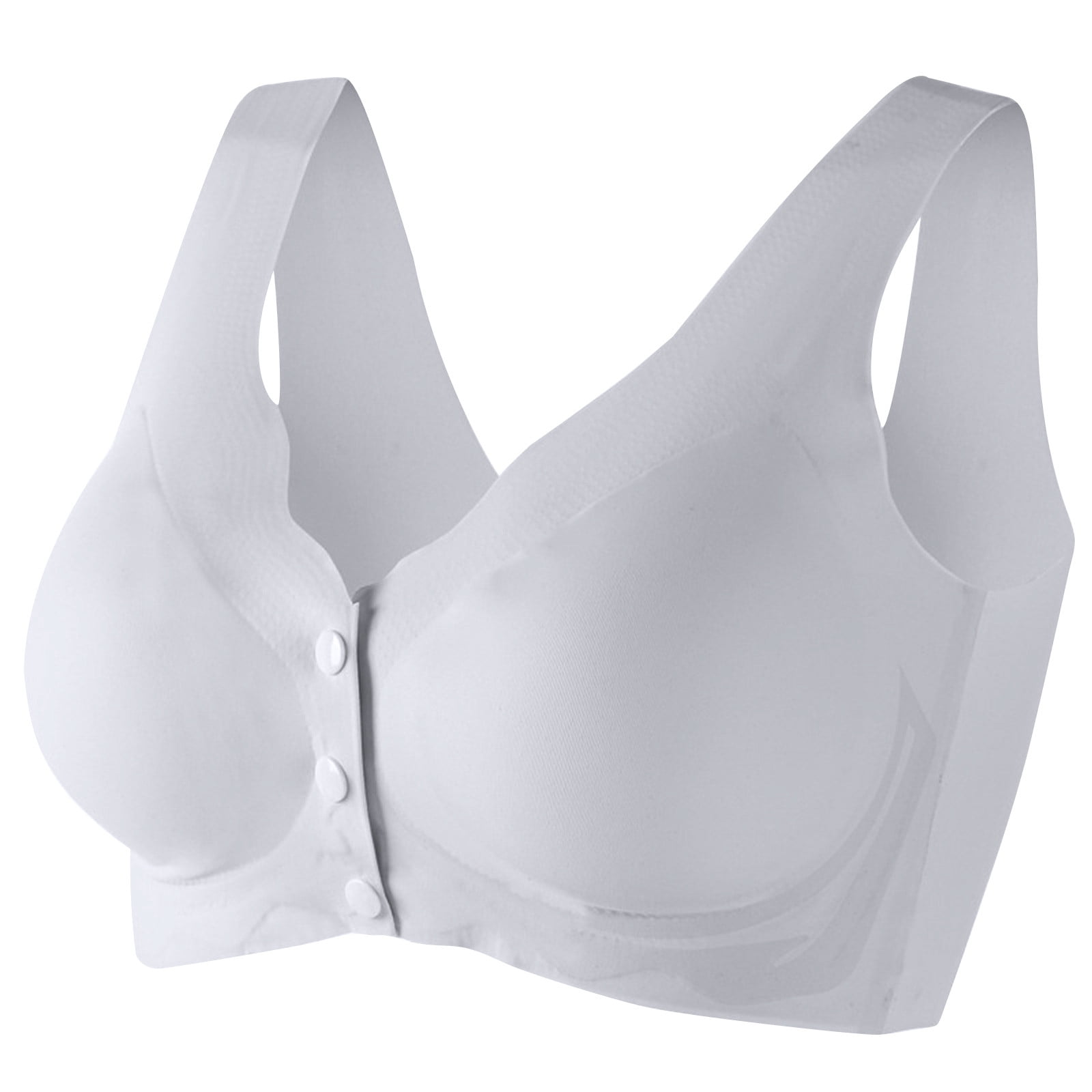 Comfortable Daisy Bra for Seniors, 2024 New Front Closure Button