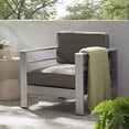 thumbnail image 1 of CHUSYYRAY aluminum armchair rust-proof outdoor club chair versatile design, 1 of 8