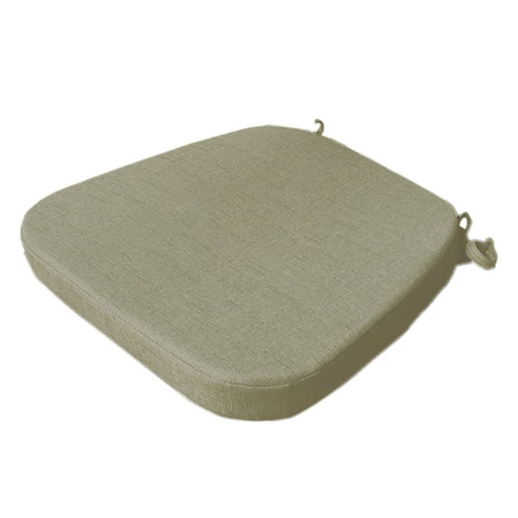 Comfortable Detachable Washable Seat Cushion - Linen Fabric with High-Density Sponge, for Dining/Living Room, Bedroom Sofa