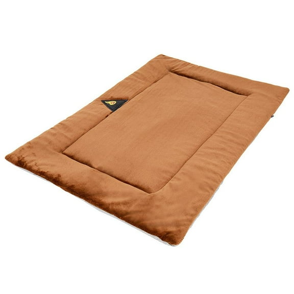 Comfortable Dog Bed Mat Blanket Pet Crate Cushion Supplies Non Slip Brown XL