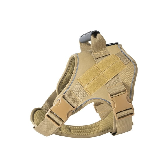 Comfortable Dog Harness Tacticals Design Vest Adjustable Strap Secure Control for Daily Walks Hiking Camping