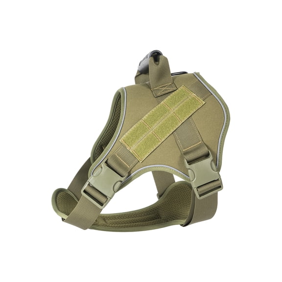Comfortable Dog Harness Tacticals Design Vest Adjustable Strap Secure Control for Daily Walks Hiking Camping