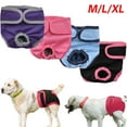 thumbnail image 1 of Comfortable Dog Underwear Dog Diapers Pants Male Female to Put On/Off Breathable Physiological Pants Reusable Sanitary Panties for Small to Large Dogs Pet (1pcs, Pink, M), 1 of 10
