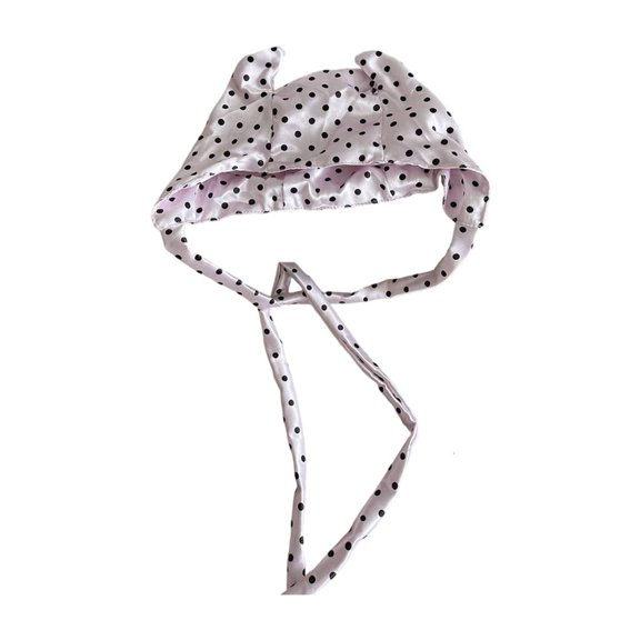 Comfortable Dotted Devil Horn Cap 2000s Brimless Hat For Casual Daily Outfit Party Headw
