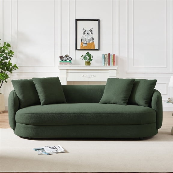 Comfortable Dylan French Boucle Sofa 32x85x28 inches