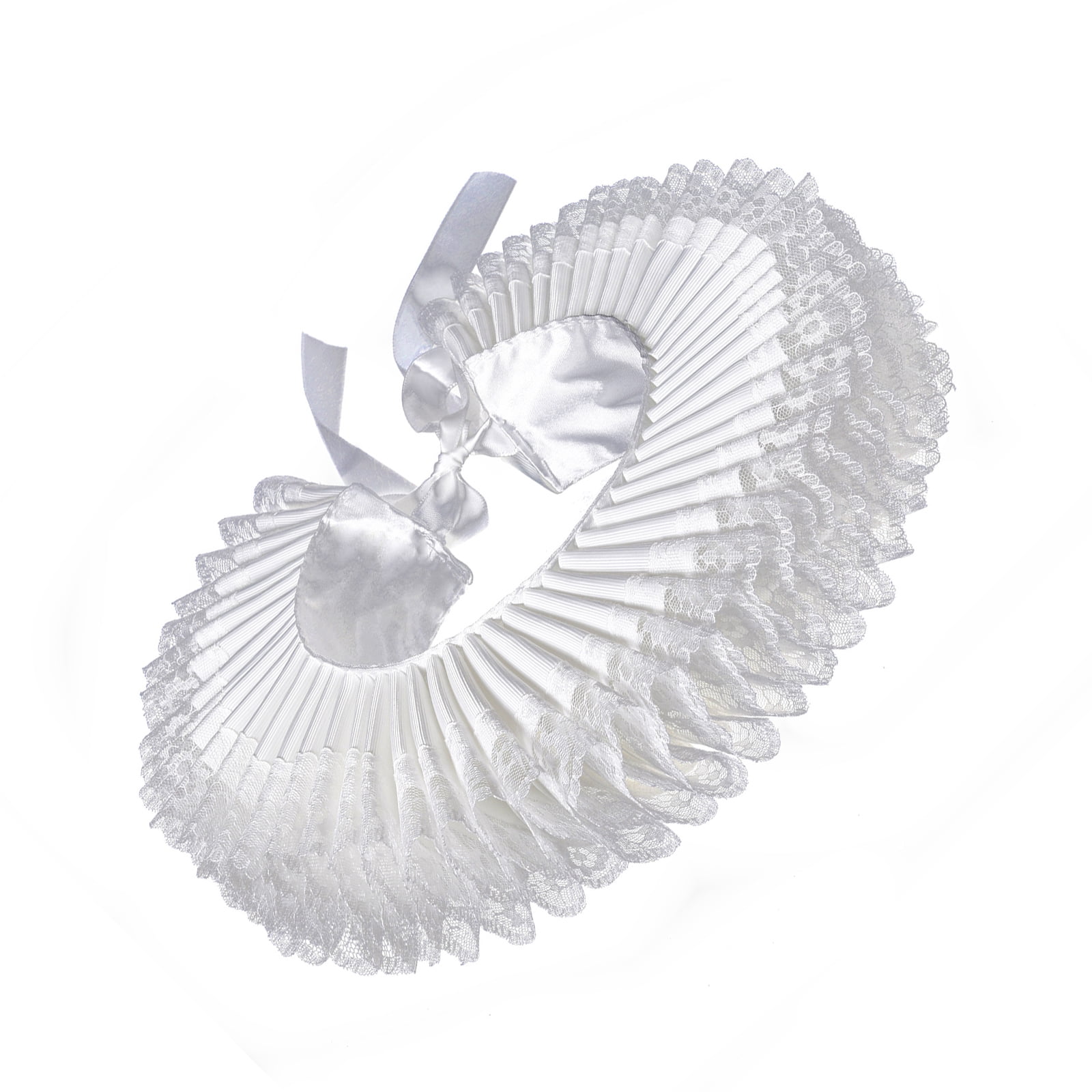 Neck Standing Ruff Comfortable Elizabethan Neck Ruff Victorian Ruffle Choker Adjustable ...