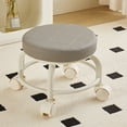 thumbnail image 1 of Comfortable Ergonomic Rolling Stool with 360° Swivel Wheels, Low Profile Rolling Seat, Ideal for Office, Work, or Home Use, Compact Design for Easy Movement and Stability, 1 of 6