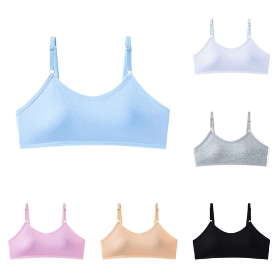 Comfortable Everyday Bra for Girls with Adjustable Wide Back Hook Closure in Soft Everyday Wear Seamless Support All Seasons Comfort for Home and Leisure