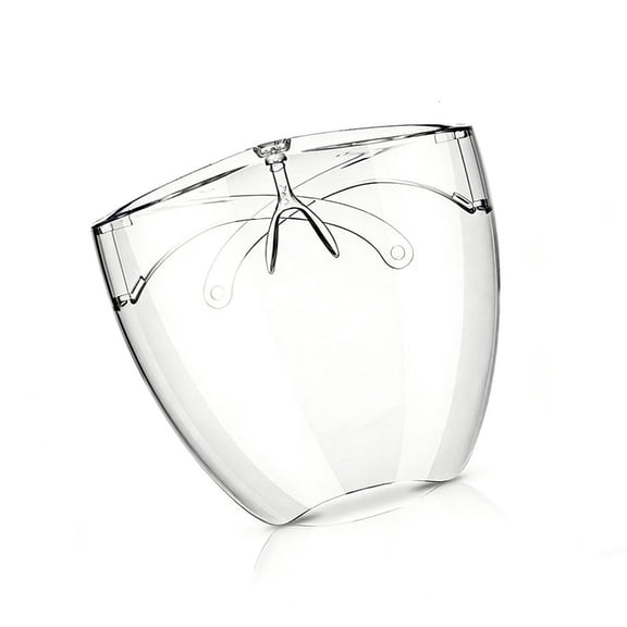 Comfortable Face Guard Transparent Design Full Face Shield CoverMa--For Cycling Workplace and Construction Safety