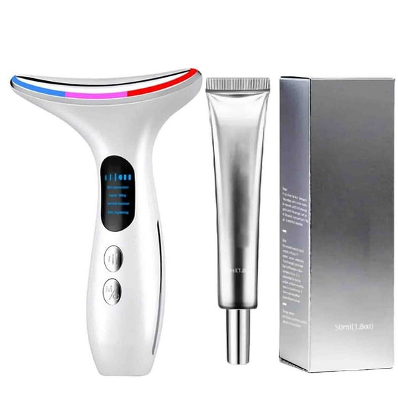 Comfortable Facial Massager Face And Neck Beauty Device For Skin Care Adults Men And Women White