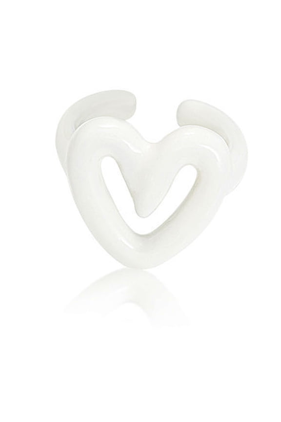 Comfortable Fit Hollow Geometric Heart Rings Versatile for Any Occasion Unisex Jewelry