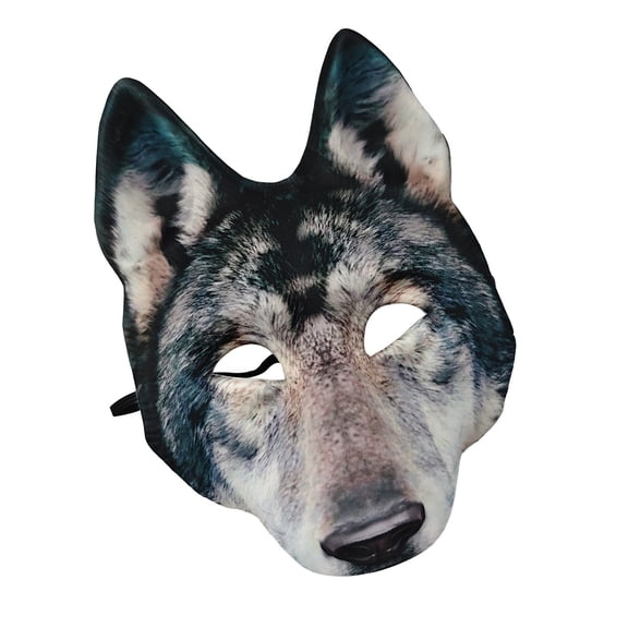 Comfortable Fit Wolf Party Mask Safe Use EVA Texture Suitable for Long Celebration Festival Event and Performances