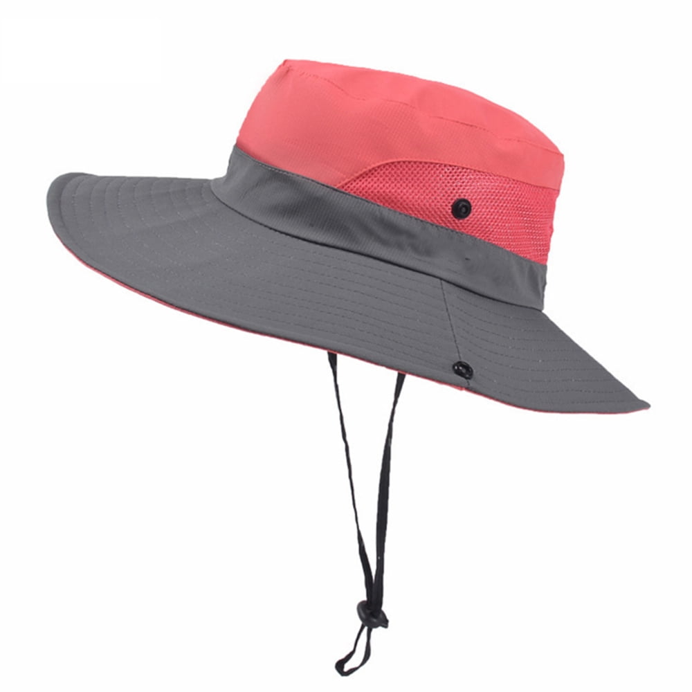 Comfortable Folding Hat Comprehensive Sun Protection For Women Outdoor  Activities Sports Watermelon Red 