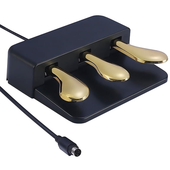Comfortable Foot Pedals Practice Pedal for Digital Pianos and Keyboards ABS Plastic Dampers Pedal Portable Nonslip