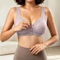 thumbnail image 1 of Comfortable Front-Button Bras for Everyday Leisure with Breathable Design and Everyday for Senior, Coffee, XXXXL, 1 of 3