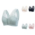 thumbnail image 1 of Comfortable Front Closure Bra for Women – Large, Thin, Sagging Side Support, Beauty Back, Shining, No Steel Ring, Wrapping Design, 1 of 8