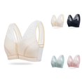 thumbnail image 1 of Comfortable Front Closure Bra for Women – Large, Thin, Sagging Side Support, Beauty Back, Shining, No Steel Ring, Wrapping Design, 1 of 3