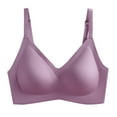 thumbnail image 1 of Comfortable Full Cup Bra for Women Wireless Seamless Soft Lingerie Support Regular No Underwire Brassiere, 1 of 3