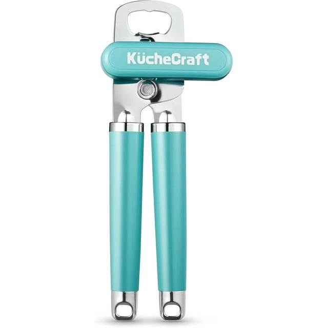 Comfortable Grip Can Opener Manual Heavy Duty Stainless Steel Blade