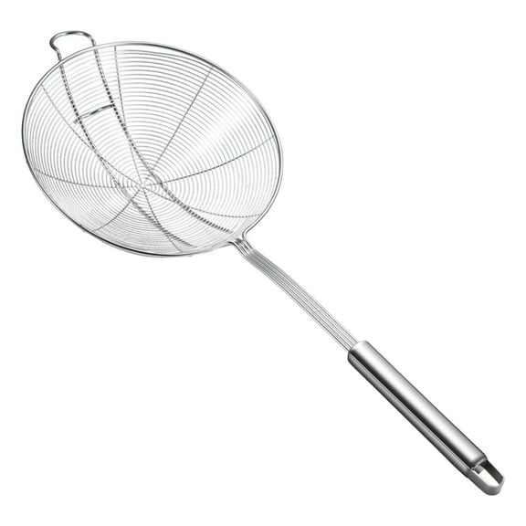 Comfortable Grip, Stainless Steel Kitchen Accessory, Solidifier Pot, Fat Separator, Heat Resistance, Multi-use for Foods, Easy to Clean & Store (Diameter 20cm)