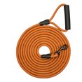 thumbnail image 1 of Comfortable Handle Heavy Duty Puppy Rope for Small Medium Large Dog orange 10feet, 1 of 5