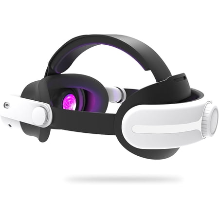 Comfortable Headset VR Accessory for Oculus/Meta Quest 3S and Quest 3, Non-Battery, Adjustable Elite Strap, Lightweight and Breathable Extended Playtime, Reduced Fatigue(White)