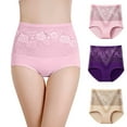 thumbnail image 1 of Comfortable High Waisted Women's Underwear - 3 Pack Quality Panties for Everyday Wear Breathable Fabric Fit Comfort 3PCS, 1 of 4