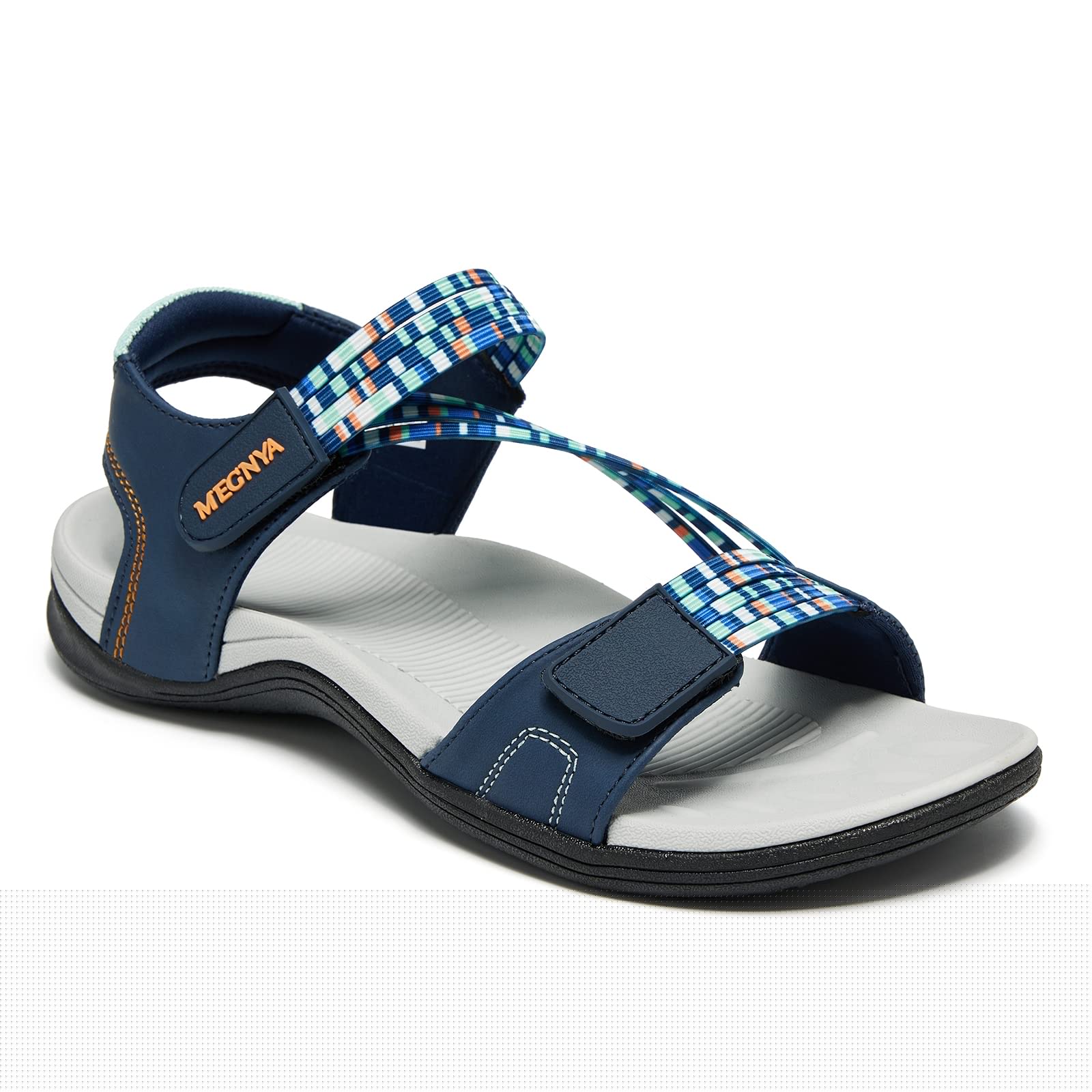 thumbnail image 1 of Comfortable Hiking Sandals for Womens, Classic Sport Walking Sandals with Adjustable Straps, Casual Summer Athletic Sandals for Trekking, Camping, Trip, 1 of 7