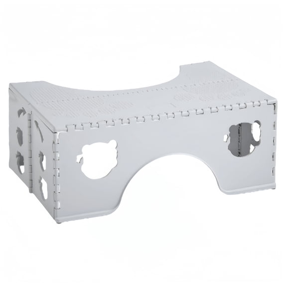Comfortable Home Toilet Stool For Enhanced Stability And Support In White
